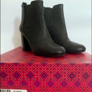 Tory Burch leather heeled booties